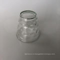 Cone glass candle cup